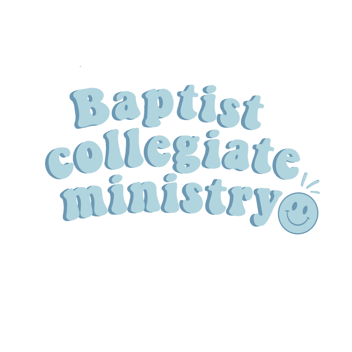 Baptist Collegiate Ministry Smiley Sticker